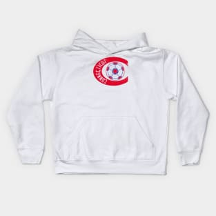 1977 Connecticut Bicentennials Vintage Soccer Kids Hoodie